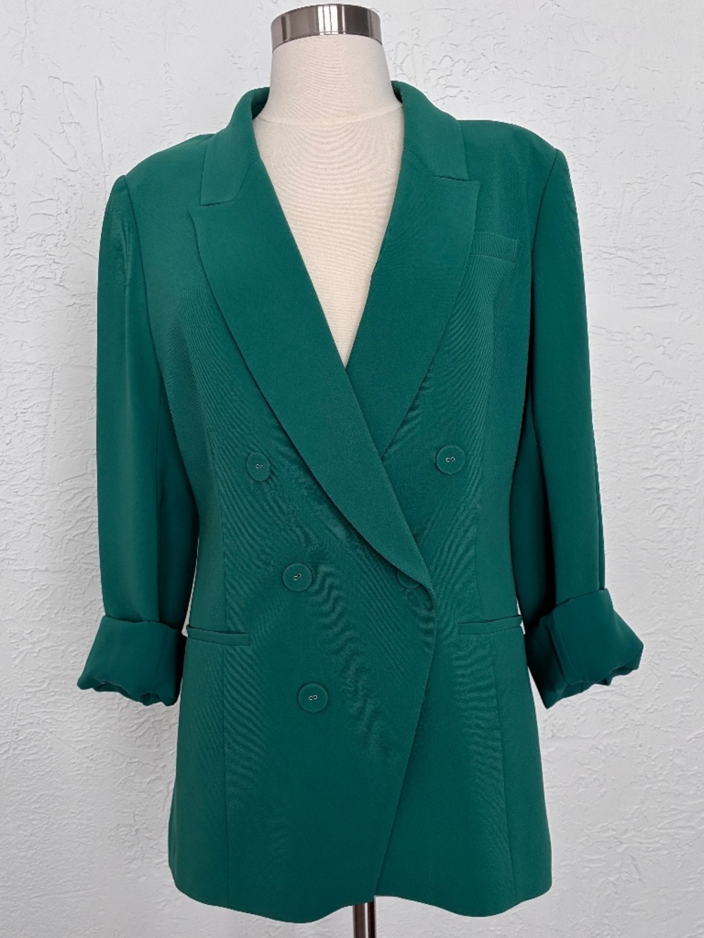 Diane von Furstenberg Blazer Size 8 Kelly Green